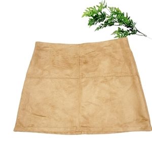 Atmosphere Beige‎ Mini A-Line Skirt Size 10
